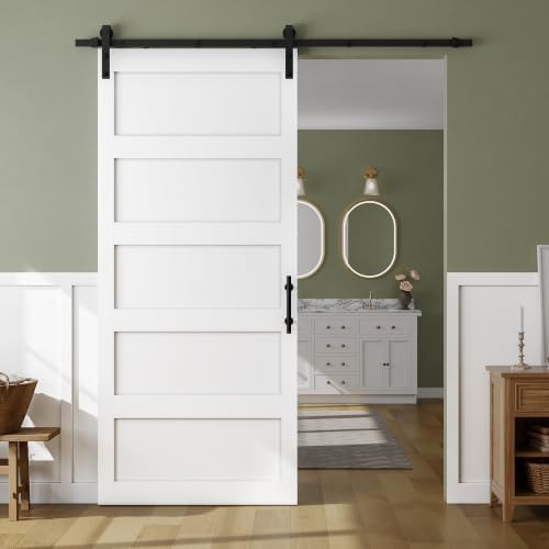 SMARTSTANDARD 42in x 96in Sliding Barn Door by SMARTSTANDARD