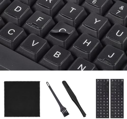 2PCS English Keyboard Stickers by Unknown