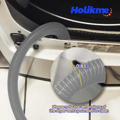 Holikme Dryer Vent Cleaner Kit, Vacuum Hose Attachment - Image 5