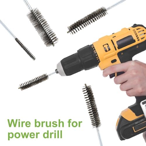 HARFINGTON 4pcs Wire Bore Brush Set 6 Inch Length 5/32 Inch Shank Stainless - Image 7