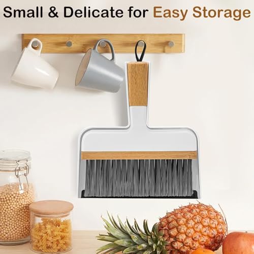 ThinkLearn Mini Dustpan and Brush Set, Bamboo Handle - Image 5