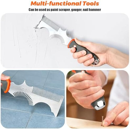 8-in-1 Paint Brush Comb and Paint Roller Cleaner Tool - Image 5
