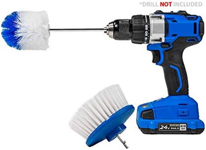RotoScrub Drill-Powered Cleaning Brushes by RotoScrub