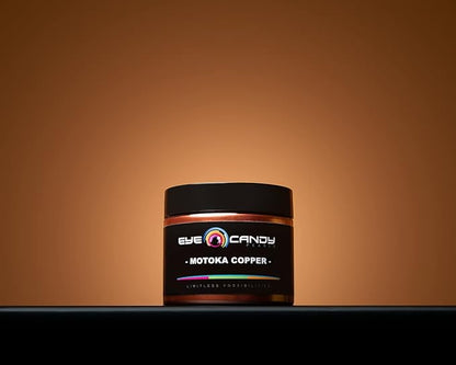Eye Candy Pigments Premium Copper Mica Powder - Motoka Copper (50gr) - for Epoxy, Resin, Soap, Paint, Woodworking, Acrylic Pouring, Bath Bombs, Fishing Lures - DIY Arts and Crafts Additive