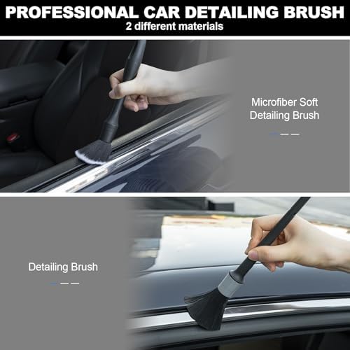 THINKWORK Car Interior Detailing Kit, Microfiber Duster - Image 2