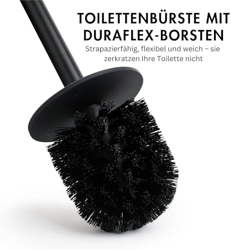 Yew Design Matte Black Toilet Bowl Brush - Image 4
