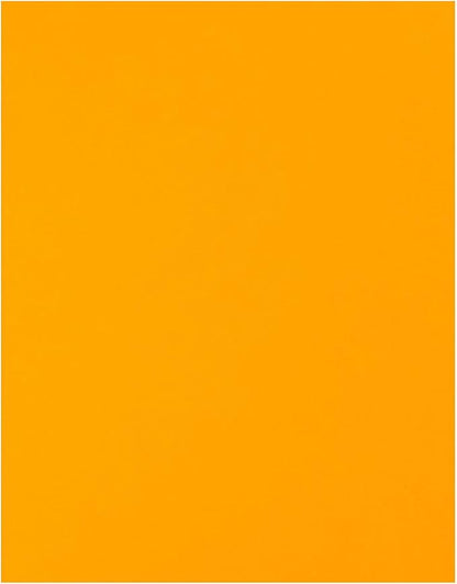 PA Paper Accents Stash Builder Cardstock 8.5" x 11" School Bus Yellow, 65lb Colored cardstock Paper for Card Making, Scrapbooking, Printing, Quilling and Crafts, 25 Piece Pack