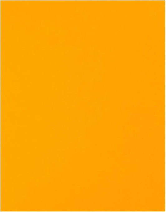 PA Paper Accents Stash Builder Cardstock 8.5" x 11" School Bus Yellow, 65lb Colored cardstock Paper for Card Making, Scrapbooking, Printing, Quilling and Crafts, 25 Piece Pack