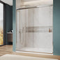 ELEGANT Double Sliding Shower Door 56-60" W x 72" H, Semi-Frameless Bypass by ELEGANT