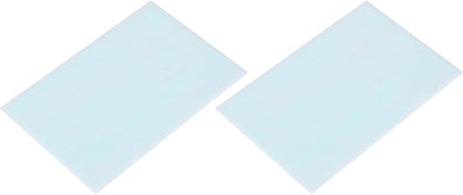 MECCANIXITY 2 Pcs Stained Glass Sheet Mosaic Tile 7.9 Inch x 5.9 Inch Light Blue Stained Glass Sheets for Crafts DIY Art Project