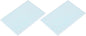 MECCANIXITY 2 Pcs Stained Glass Sheet Mosaic Tile 7.9 Inch x 5.9 Inch Light Blue Stained Glass Sheets for Crafts DIY Art Project