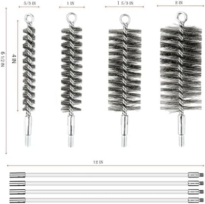 50 Inch Pipe Cleaning Brush Set - Image 2