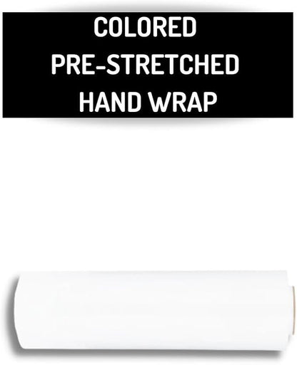 PSBM White Stretch Wrap, 15 Inch x 1476 Feet, 144 Pack, Tinted Pre-Stretched Shrink Wrap Film for Moving, Packaging, Pallet Wrapping