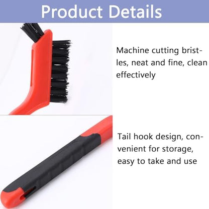 3PCS Ergonomic Handle Nylon Detail Brushes Car Interior Gap Cleaning Brush - Image 5
