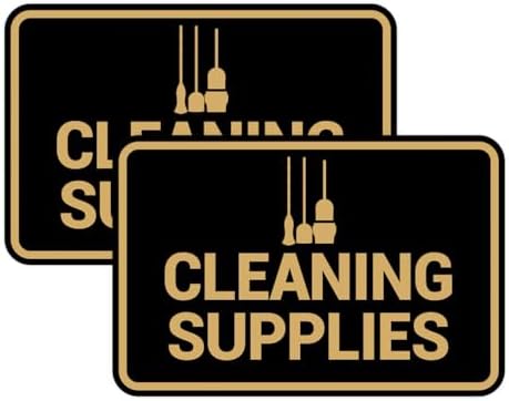 Signs ByLITA Classic Framed Cleaning Supplies Sign by SignsByLITA