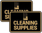 Signs ByLITA Classic Framed Cleaning Supplies Sign by SignsByLITA