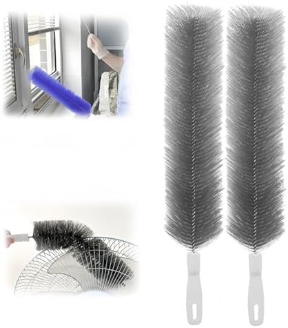 Bendable Microfiber Head, Fan Cleaner Brush Reusable Dust Remover Washable ldeal by AYNUUY