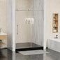 Frameless Sliding Shower Door 56-60 in W x 75 in H, Brushed Nickel by FINDEPOT