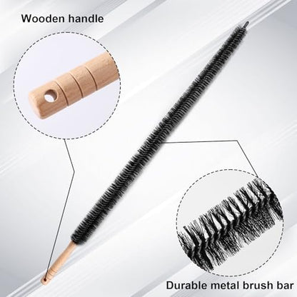 1pcs Radiator Cleaner Brush, 28.74in Long Condenser Lint Brush Head Radiator - Image 4