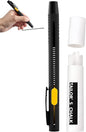 Heat Erasable Fabric Marker For Sewing,Heat Erasable Pens for Fabric,Erasable Replaceable Refill Marker Pen, Sewing Chalk,for DIY Embroidery & Crafts (1 Pen + 20 Refills)