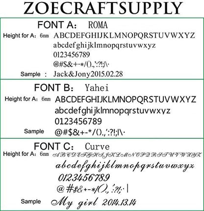26 Interchangeable Alphabet & Number Mold Set with T-Slot Holder | Custom Brass Engraving Tools for Leather, Wood, Hot Foil Machines | DIY Symbol Dies, Stamping Imprint Templates (Set B)