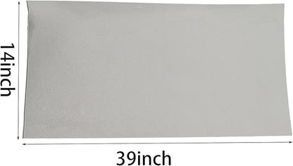 Grey EVA Foam Cosplay, 1 Piece of 2mm Craft Foam,Cosplay Foam, 14" x 39" Ultra-high Density 80 kg/m3 EVA Foam Sheets (Grey-2mm)