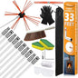 Sealegend 33 Feet Chimney Sweep Kit 10 Flexible Rods by Sealegend
