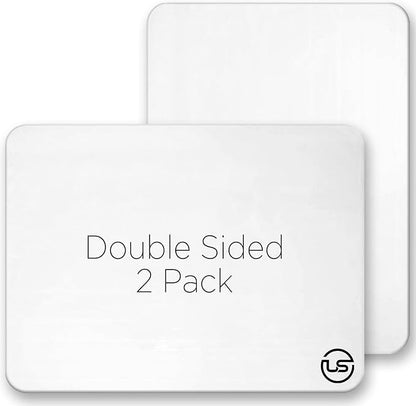 Small White Board, 9 x 12 Dry Erase Board, 2 Mini Double Sided Portable Whiteboards, Lapboard, Small Dry Erase Board for Kids, Office and Classroom