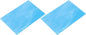MECCANIXITY 2 Pcs Stained Glass Sheet Mosaic Tile 7.9 Inch x 5.9 Inch Pale Blue Stained Glass Sheets for Crafts DIY Art Project