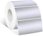 1.25" x 2.25" Silver Thermal Label Stickers,Waterproof Thermal Printer Sticker Labels for Gift Wrapping, Self-Adhesive Name Price Tag DIY Custom Logo Design (500 pcs,Silver)
