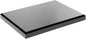 Plymor Black Acrylic Rectangular Beveled Display Base, 8" W x 6" D x 0.75" H, Pack of 2