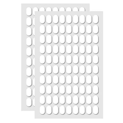 180 Pcs Sticky Tack Poster Stickers, Double Sided Sticky Round Clear Stickers, No Trace Poster Adhesive Putty Removable Waterproof Adhesive Dots for Festival Decoration Sticky Dot (0.31" X 0.51")