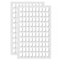 180 Pcs Sticky Tack Poster Stickers, Double Sided Sticky Round Clear Stickers, No Trace Poster Adhesive Putty Removable Waterproof Adhesive Dots for Festival Decoration Sticky Dot (0.31" X 0.51")