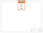 Clearprint 17" x 22" 1000H Design Vellum Sheets with Engineer Title Block, 16 lb., 100% Cotton, 100 Sheets Per Pack, 1 Each