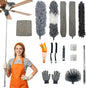15 PCS Feather Dusters for Cleaning, Microfiber Duster by Unknown
