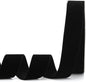 Black Velvet Ribbon,2" W x 20Yd Single Face,Great for Gift Wrapping,Hair Bows,Handmade Craft and Christmas,Wedding Decoration (2" Black)
