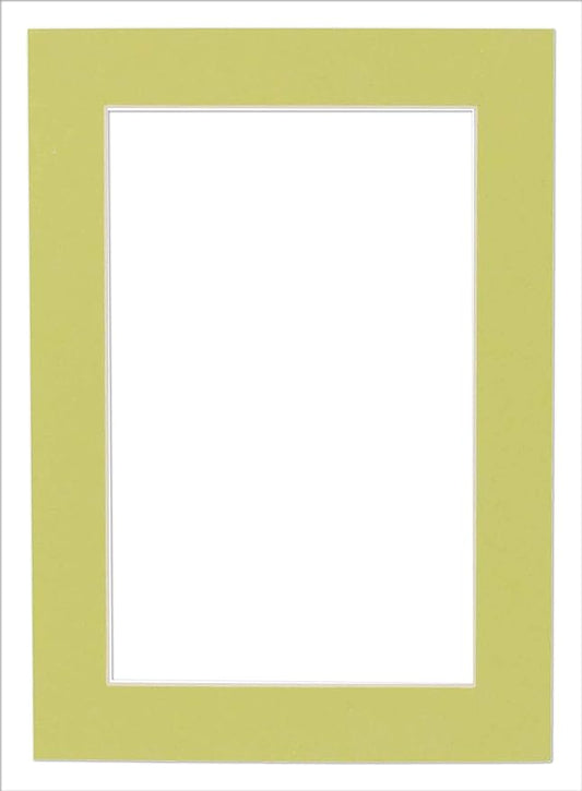 11x14 Mat for 8.5x11 Photo - Precut Pistachio Green Picture Matboard for Frames Measuring 11 x 14 Inches - Bevel Cut Matte to Display Art Measuring 8.5 x 11 Inches - Acid Free ONE MAT
