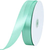 TONIFUL 1 Inch x 100yds Teal Turquoise Blue Satin Ribbon, Thin Solid Color Satin Ribbon for Gift Wrapping, Crafts, Hair Bows Making, Wedding Party Decoration, Invitation Cards, Floral Bouquets