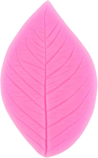 Flower Silicone Veiner Mold Set, Fondant Flower Veining Mold Tulip Orchid Molds Sugar Gum Paste Molds Cake Decoration Tool for Tulips Hibiscus Rose Leaf