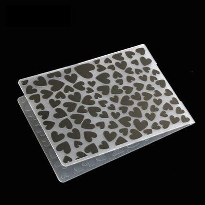 10 Styles Plastic Embossing Folder DIY Craft Template Molds Stamp Stencils Scrapbook Paper Cards Photo Album Making Tool Embossing Folders Handmade Art Craft Supplies Fondant Cake Decorating Mold