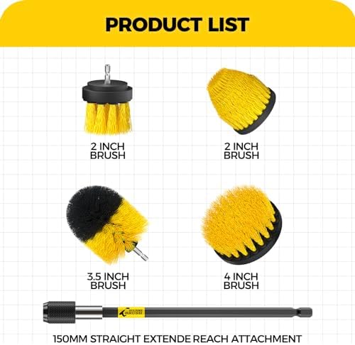 Holikme 5Pack Drill Brush Set - Image 5