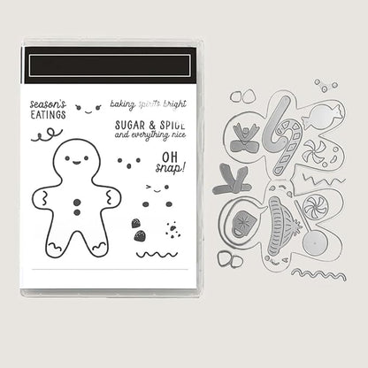 2025-2026 Stamps and Dies for Card Making, Stamps and Dies Set 2025 for Christmas and Halloween, Die Cut DIY Various Festivals Album Scrapbooking Birthdays Greeting Card (M4287)