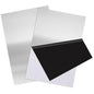 2Pcs 304 Stainless Steel Sheets Metal 8" x 12" x 1/64" (0.50MM) Inch 304 Stainless Steel Plates 24 Gauge Stainless Steel Shim Stock Plates Metal Sheets for Crafting, Stovetop, Snow Frosted Surface