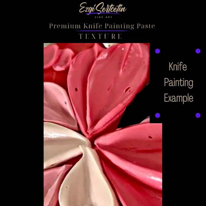 Premium Palette Knife Painting Paste|Texture Paste|Authentic Bright Colors|Ready to Use|Easy to Apply| 6oz (Choco Milk)