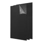 uxcell 3Pcs Acrylic Sheets 12x8 Inch Acrylic Panel 1/8 Inch-3mm Plastic Board for Picture Frames Sign Holders DIY Display Projects Craft, Black
