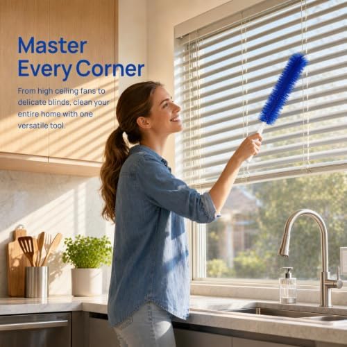IMIKEYA 2Pcs Fan Cleaning Brushes, Flexible Ceiling Fan Dusters - Image 5