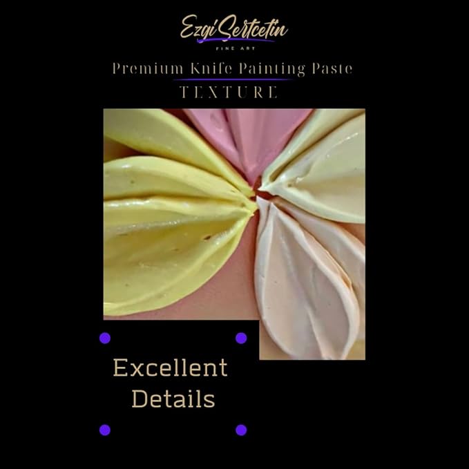 Premium Palette Knife Painting Paste|Texture Paste|Authentic Bright Colors|Ready to Use|Easy to Apply| 6oz (Teal)