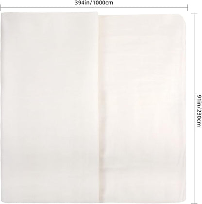 Cheesecloth, Reusable and Breathable, Unbleached Cotton Fine Mesh Weave Cheesecloth, Use for Cooking, Straining, Filtering, Baking (White, Grade 50-Large 252 Sq Feet)