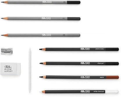Winsor & Newton Studio Collection Artist Pencils, Sketching Pencils, Set of 10