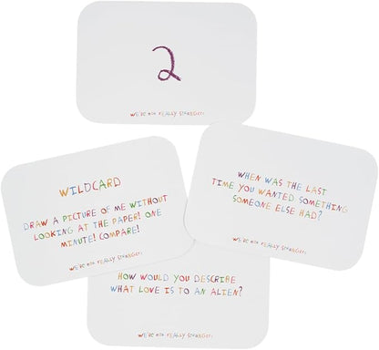WE'RE NOT REALLY STRANGERS Kids Edition Card Game - 150 Conversation & Activity Cards for Kids, Adults, & Teens – for Fun Memorable Family Game Nights and Kid’s Party, Ages 5+, 2-6 Players